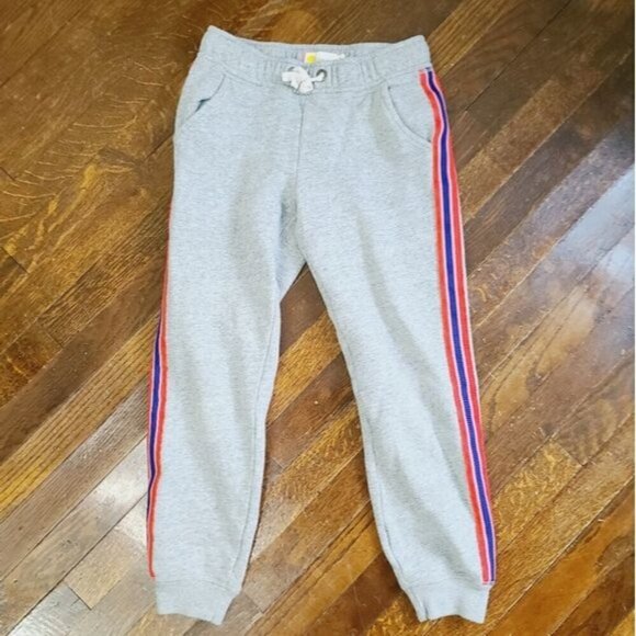 Boden Gray Striped Side Jogger Sweat Pant Girls 9Y - Picture 2 of 9